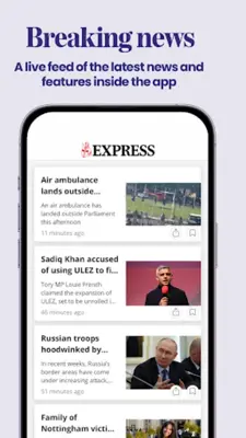 Daily & Sunday Express android App screenshot 8